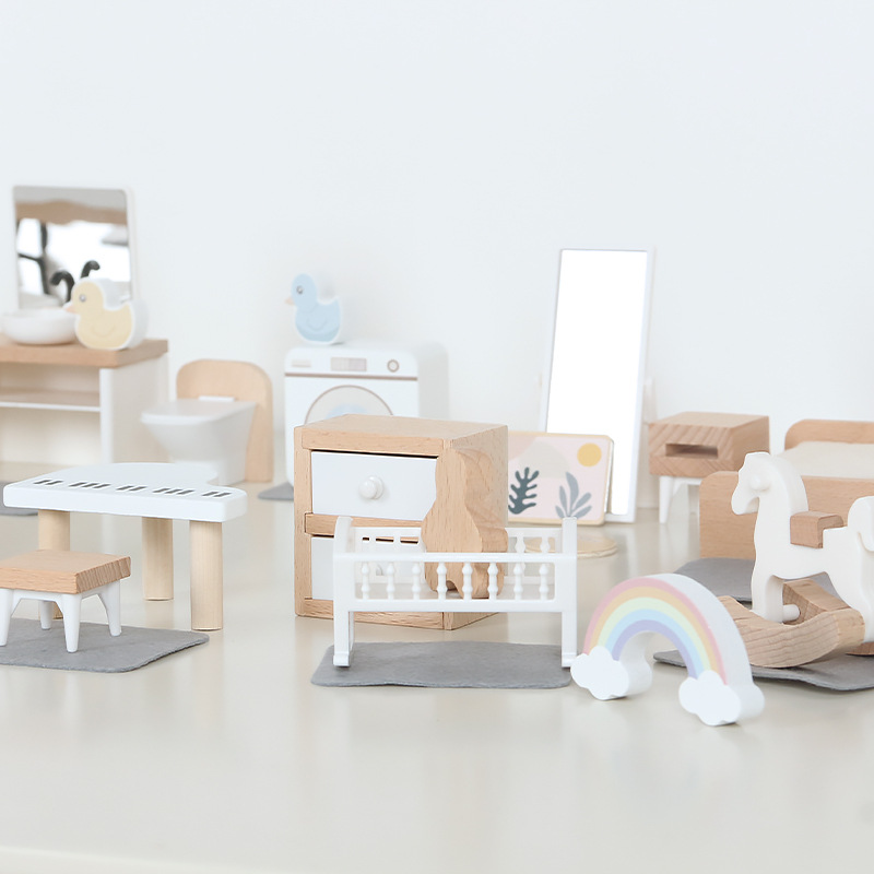 Modern dollhouse furniture kit - огляд і ціна Kitchen Uncle